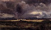 Carl Blechen Stormy Weather over the Roman Campagna Sweden oil painting artist